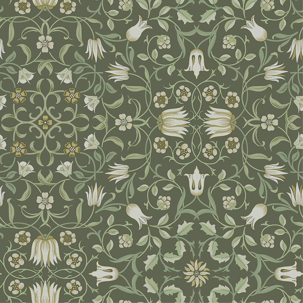 Dutch Wallcoverings Hidden Treasures - Holland Park Groen