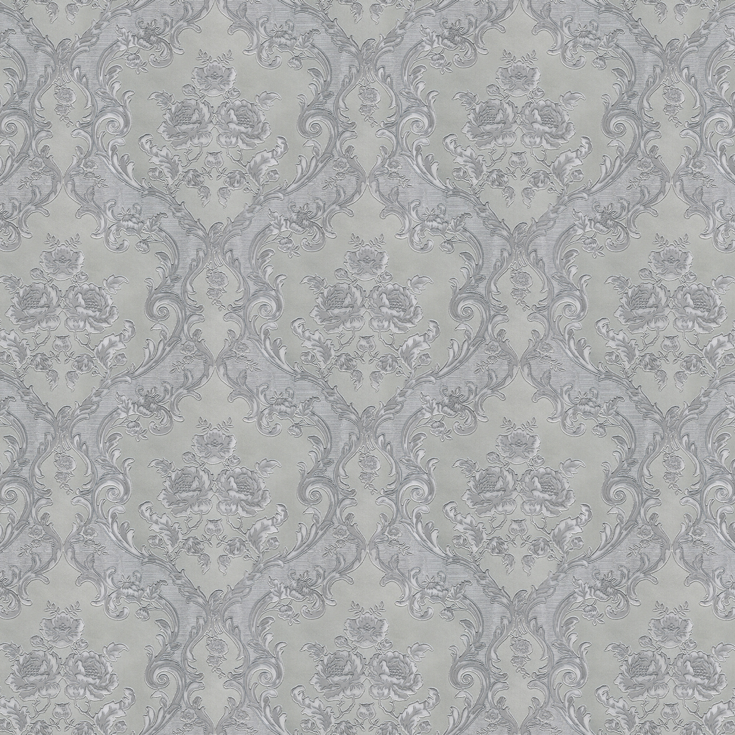 Dutch Wallcoverings New Tekko Medaillon - Zilver