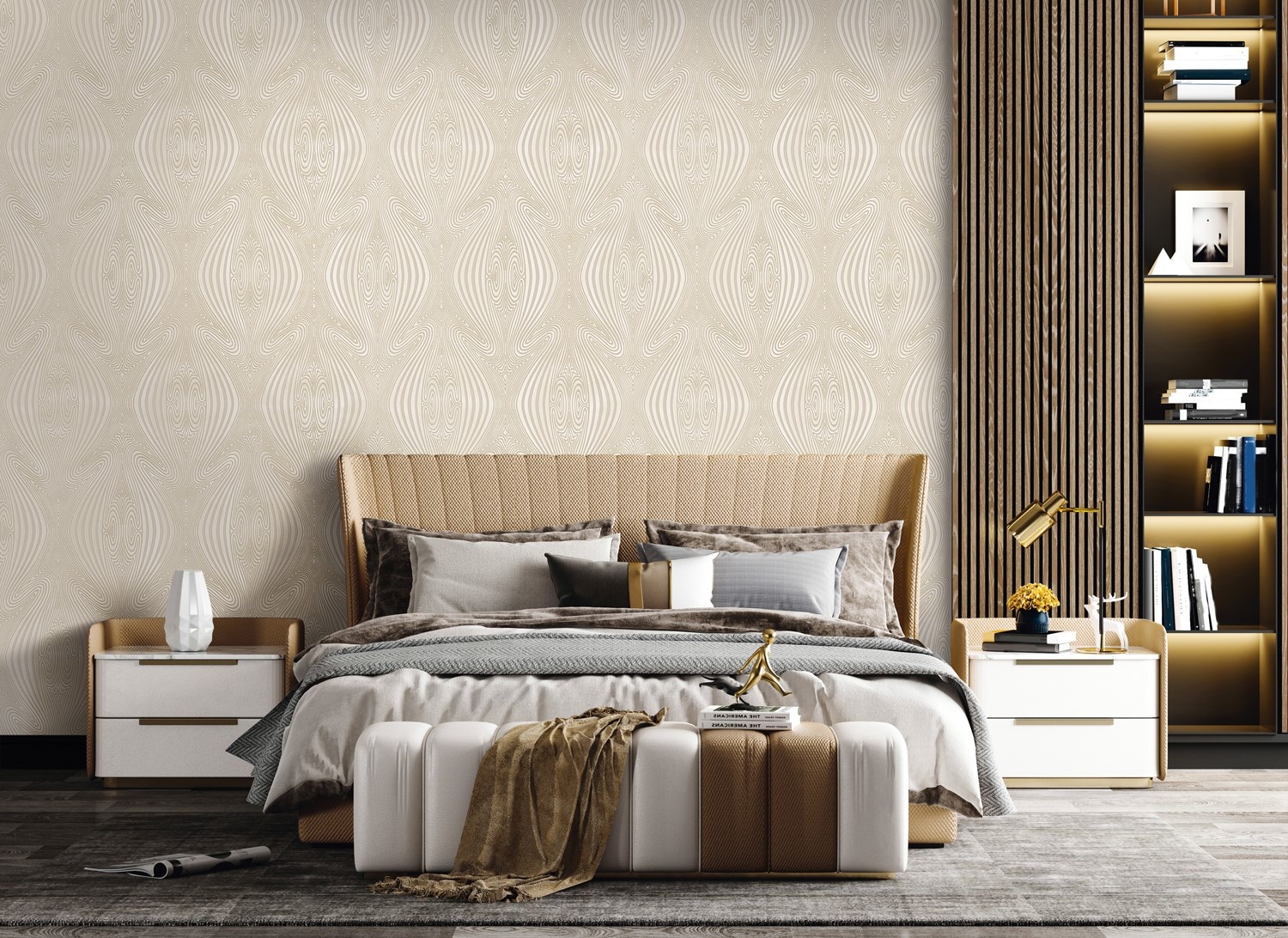 Dutch Wallcoverings New Tekko Dessin - Wit