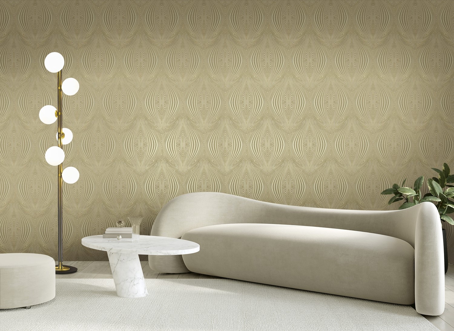 Dutch Wallcoverings New Tekko Dessin - Beige