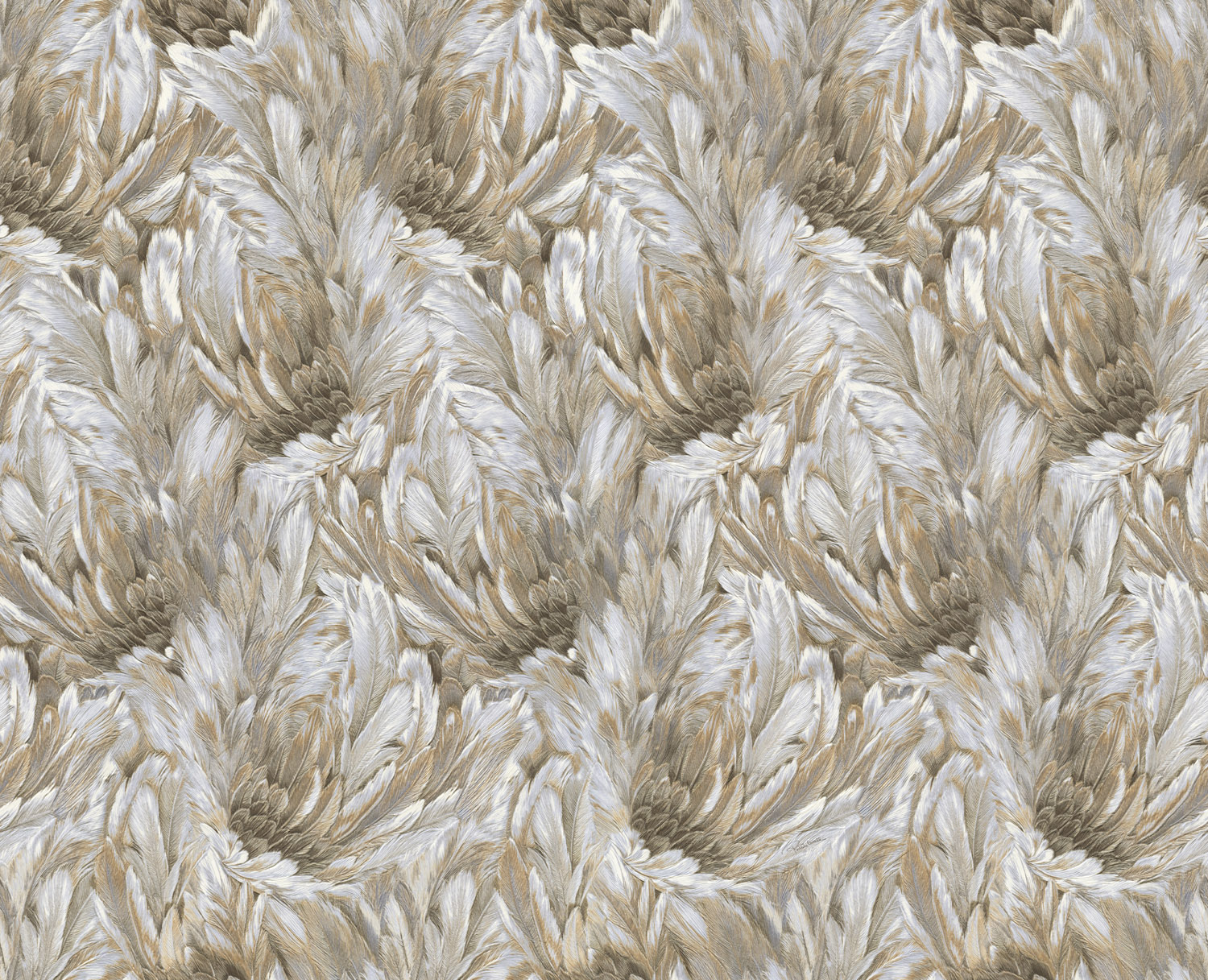 Dutch Wallcoverings Roberto Cavalli 9 - Veer - Beige