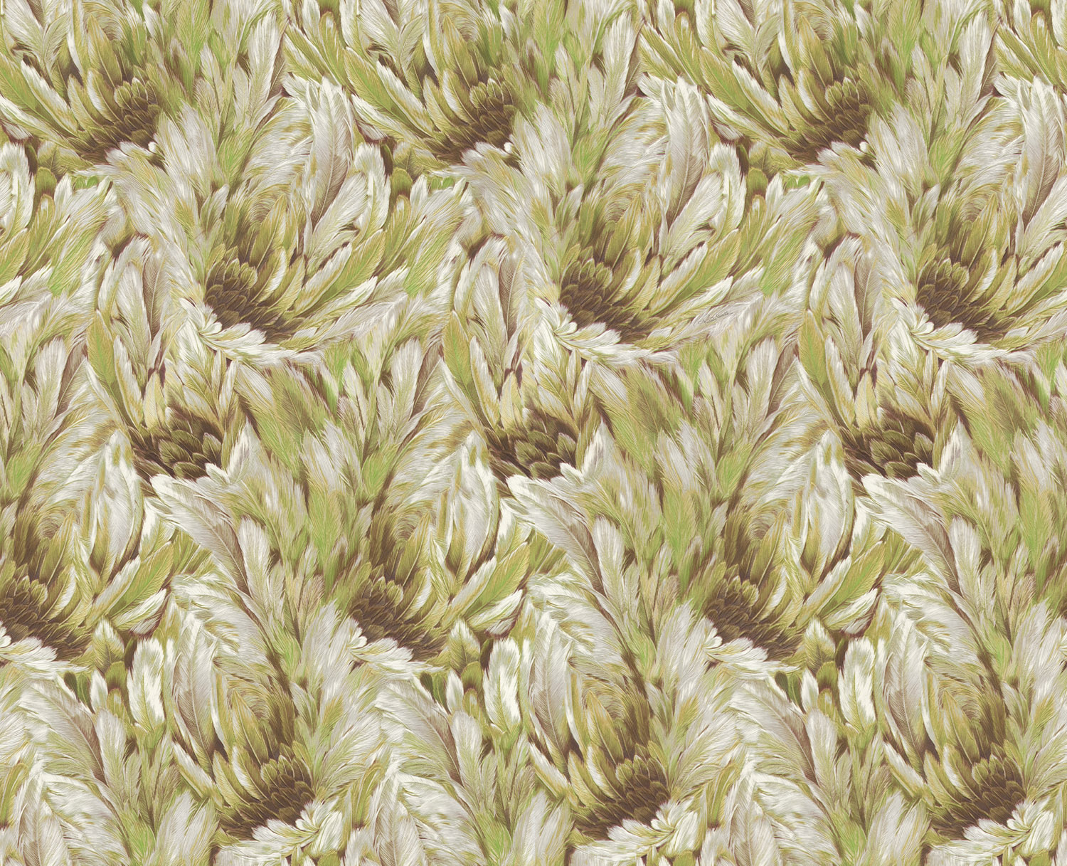 Dutch Wallcoverings Roberto Cavalli 9 - Veer - Groen