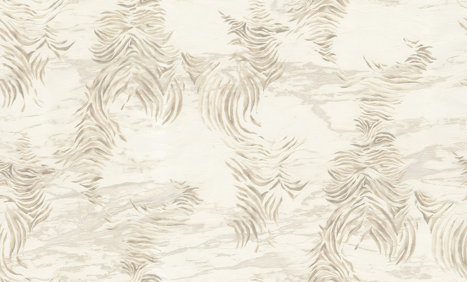 Dutch Wallcoverings Roberto Cavalli 9 - Zebra - Creme