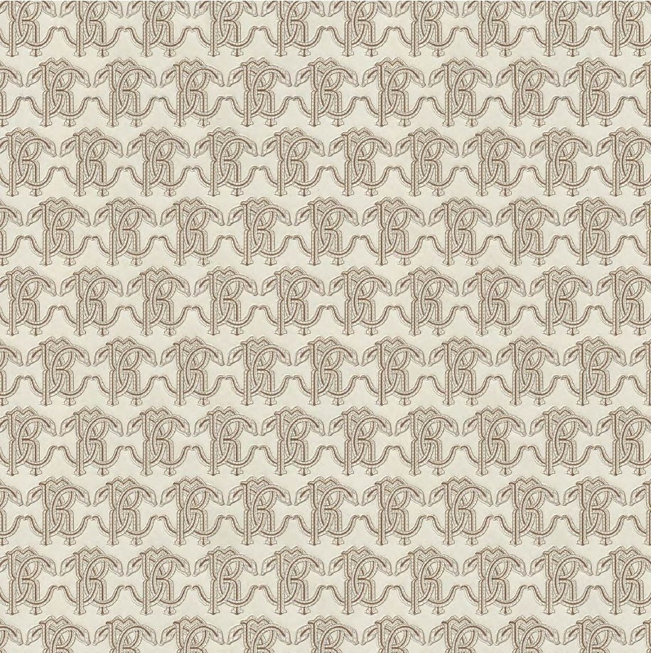 Dutch Wallcoverings Roberto Cavalli 9 - Logo - Beige