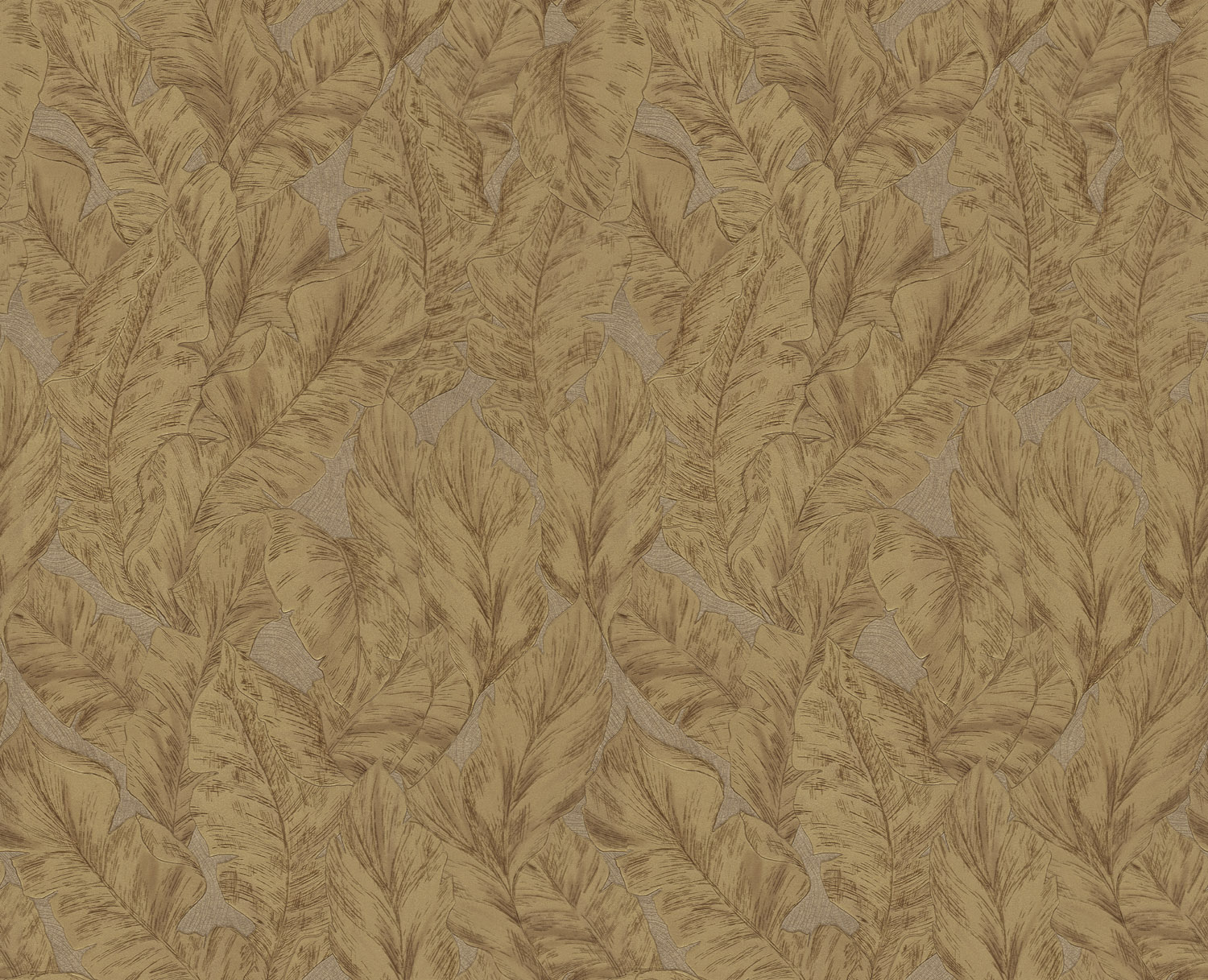 Dutch Wallcoverings Roberto Cavalli 9 - Bladeren - Goud