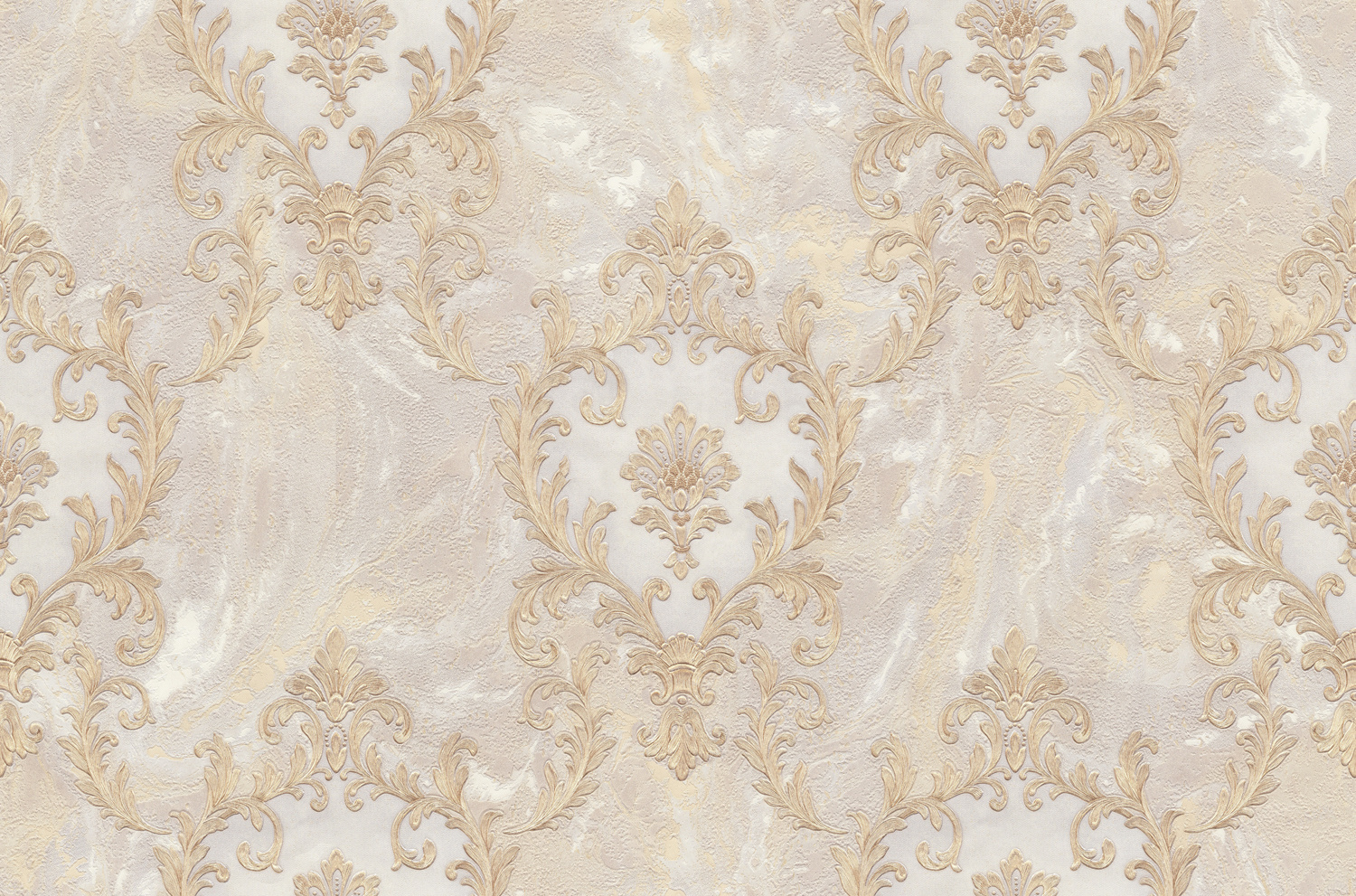 Dutch Wallcoverings Carrara Best - Beige/Goud