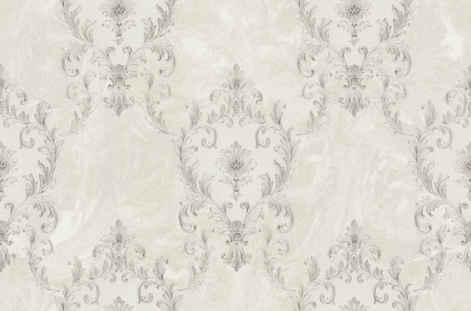 Dutch Wallcoverings Carrara Best - Beige/Zilver