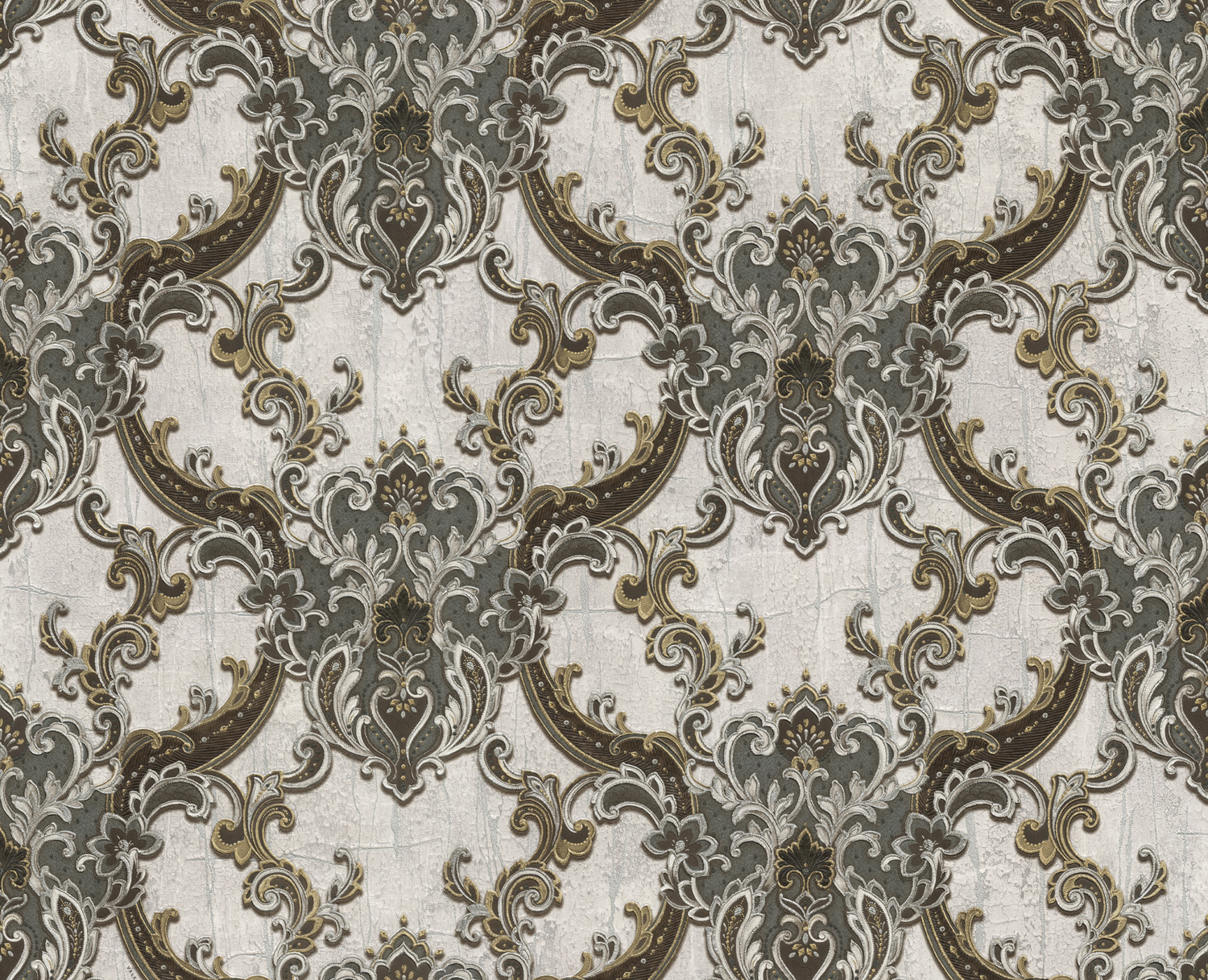 Dutch Wallcoverings Yudashkin 5 10X1,06M - Beige/Goud/Zwart