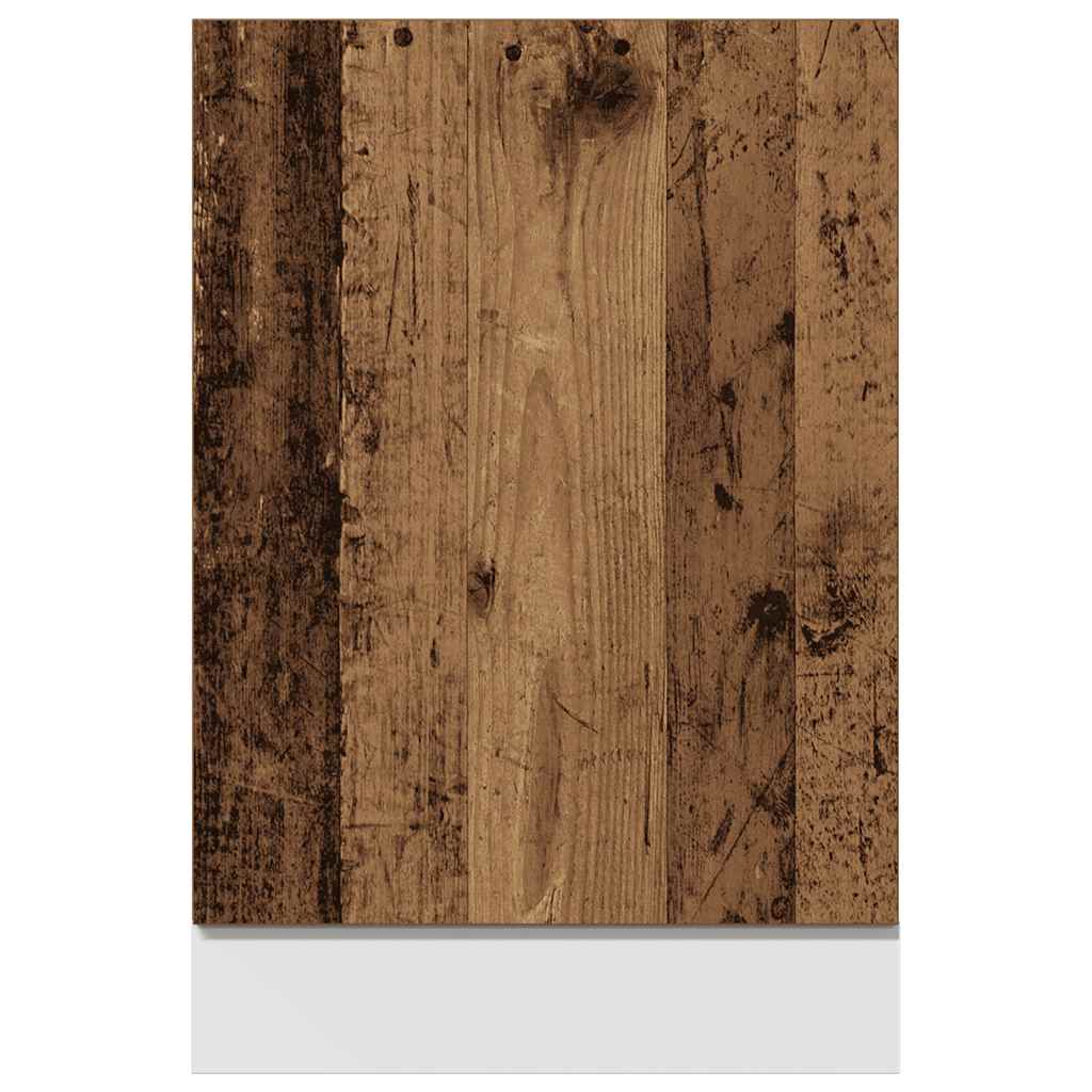 vidaXL Vaatwasserpaneel 45x3x67 cm bewerkt hout oud houtkleurig