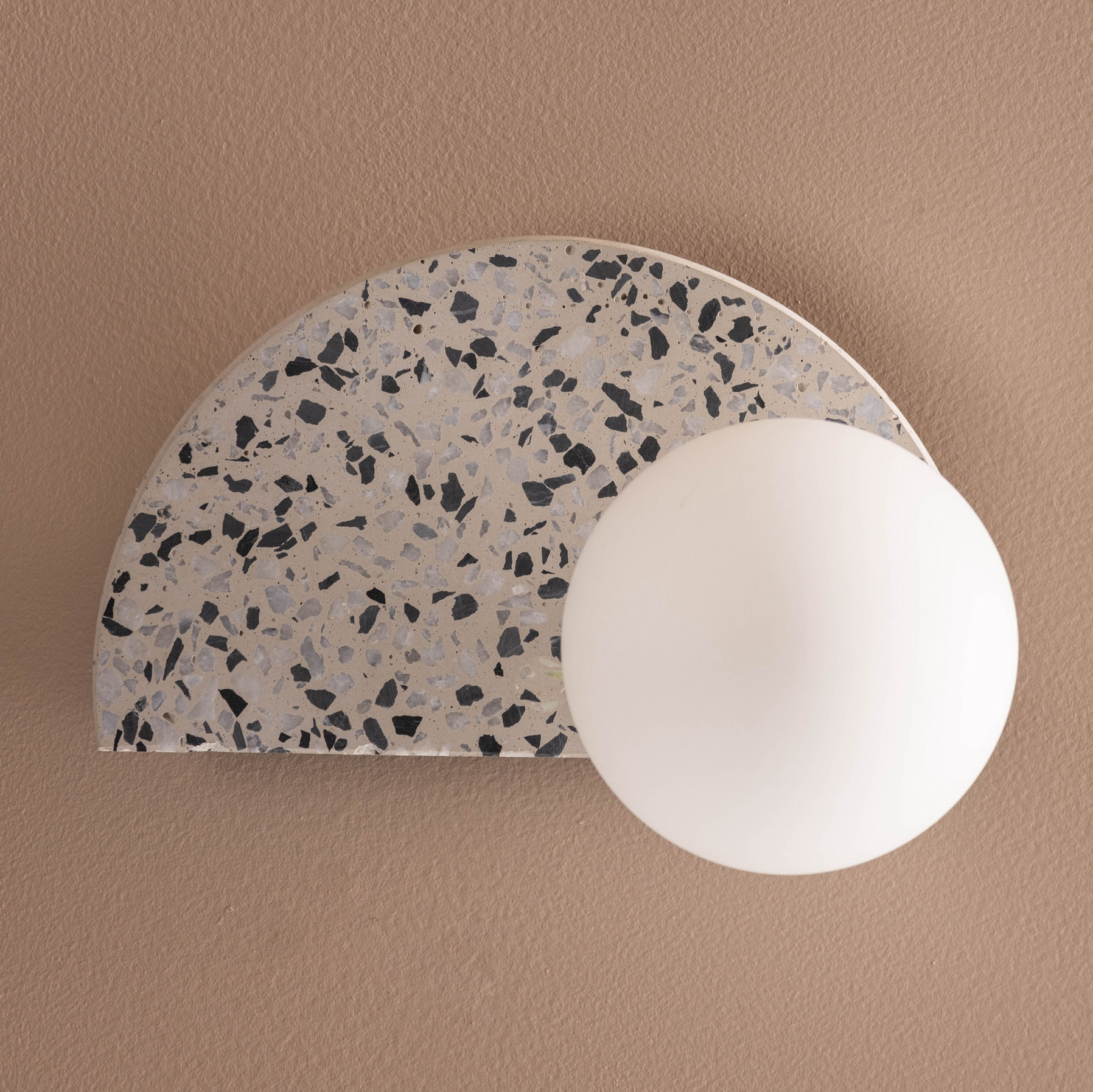 Nohr Wandlamp Indria Terrazzo - Wit