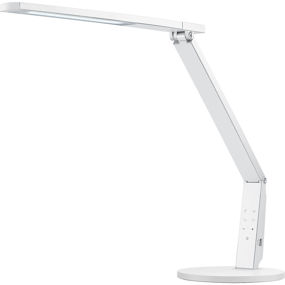 Hansa LED-bureaulamp VARIO PLUS, hoogte 540 mm, wit