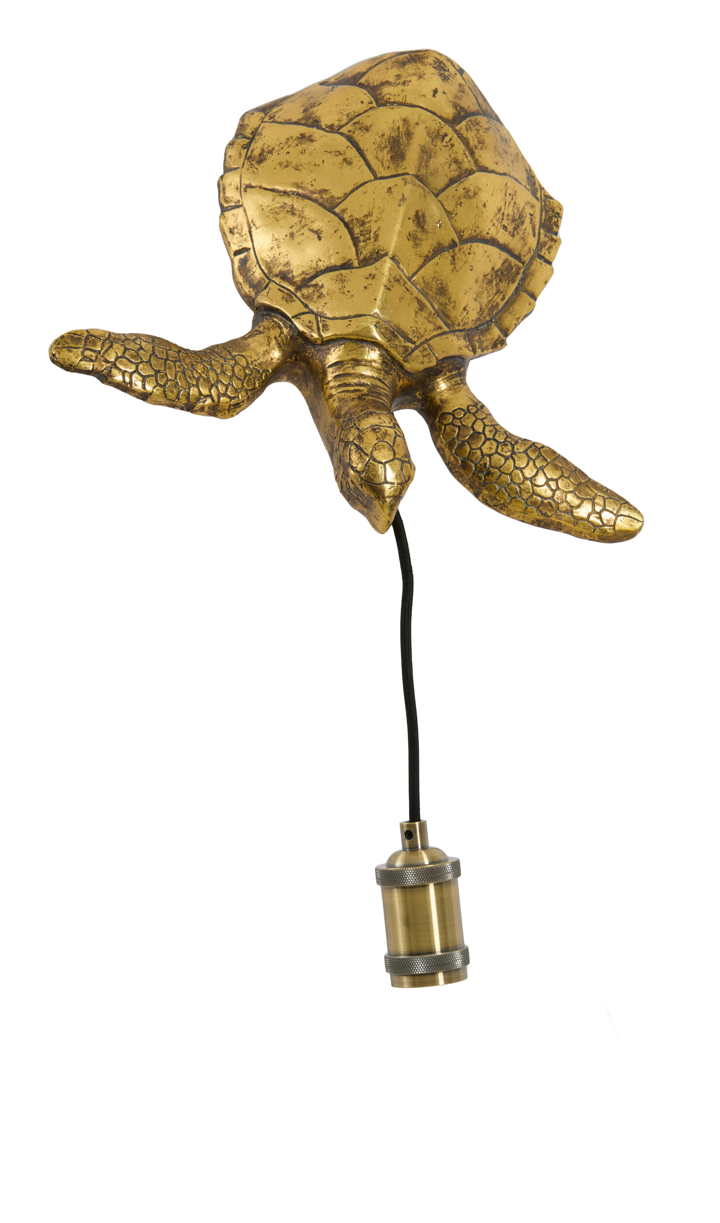 Light & Living Wandlamp Turtle - Brons