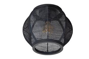 ETH Bohemian plafondlamp Fabric zwart Ø 30cm 05-PL2140-30