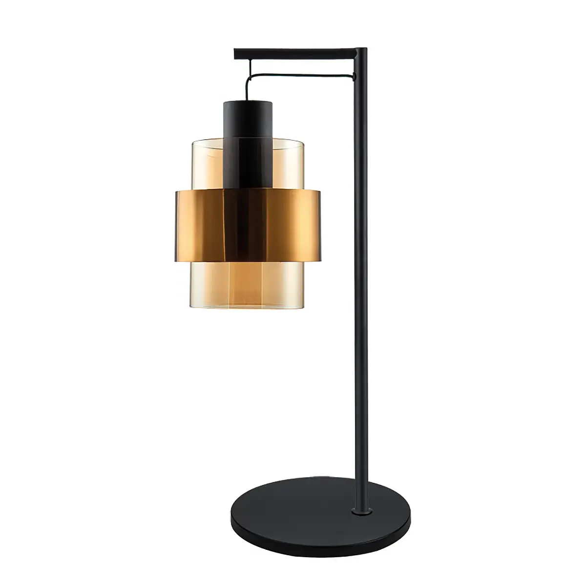 Freelight Tafellamp Chiasso H 60 cm zwart goud