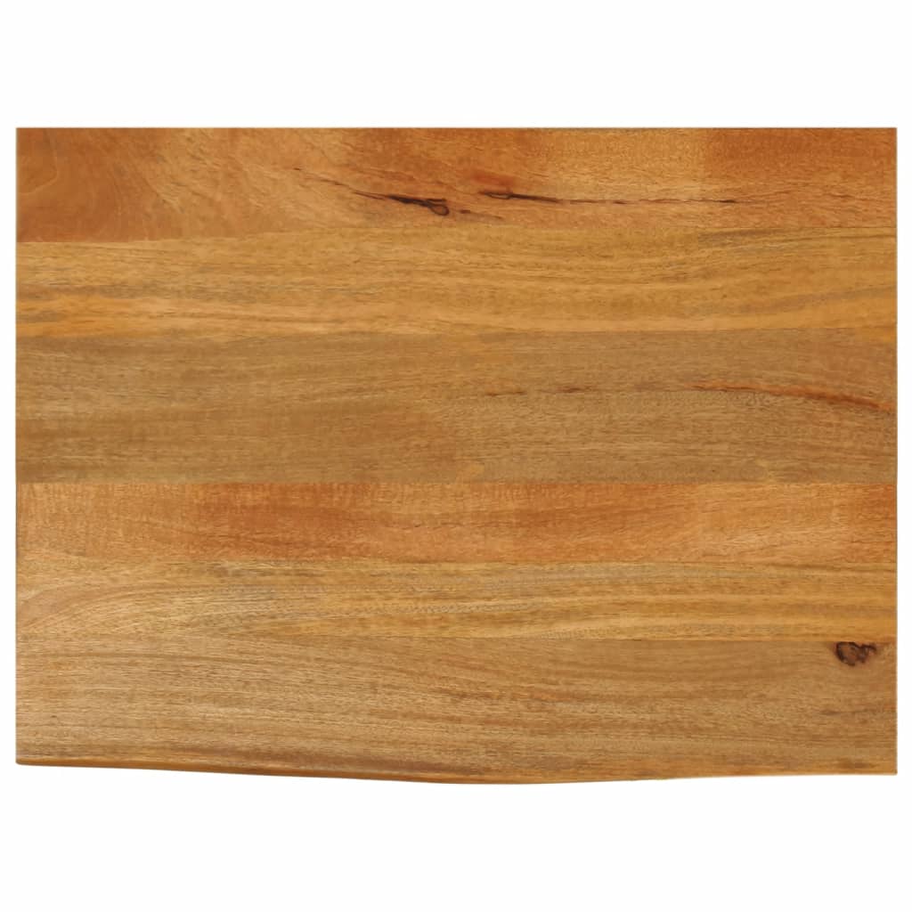 VidaXL Tafelblad met natuurlijke rand 80x60x2,5 cm massief mangohout