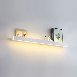 Light in the box led-wandlamp warm wit plank wandmontage verlichtingsarmatuur rechthoekig binnen display planken wandlampen elegant mat acryl anti roest 85-265v