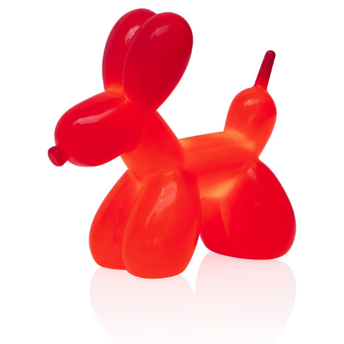 Bitten design Balloon Dog oplaadbaar lampje rood