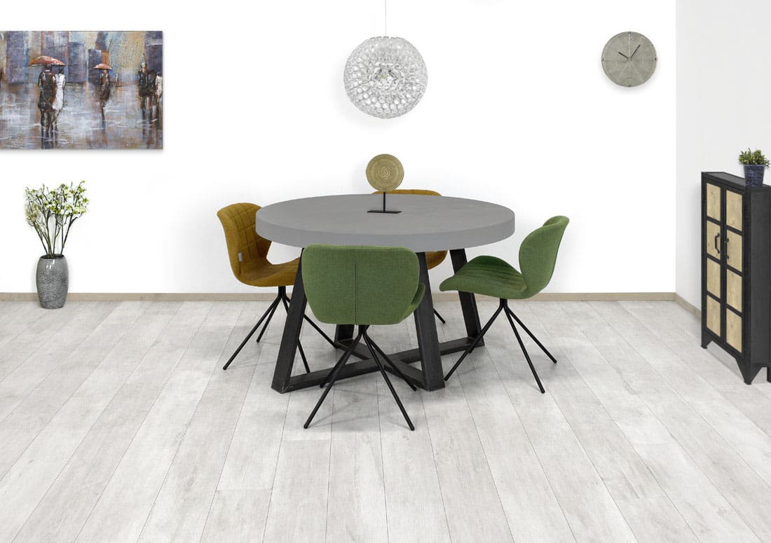 Loods XL Betonlook industriële ronde tafel Falun