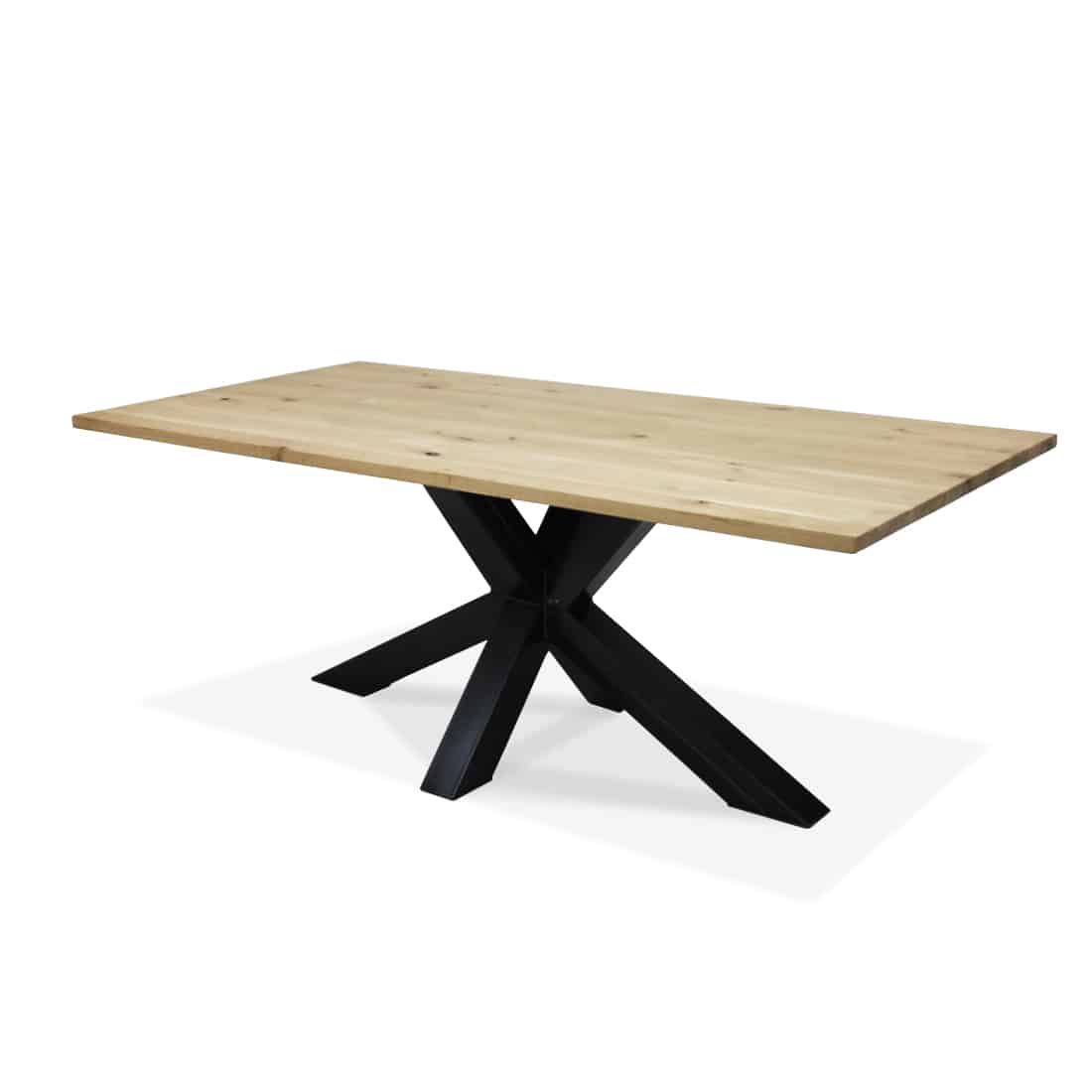 Loods XL Eikenhouten tafel Milnor met matrixpoot