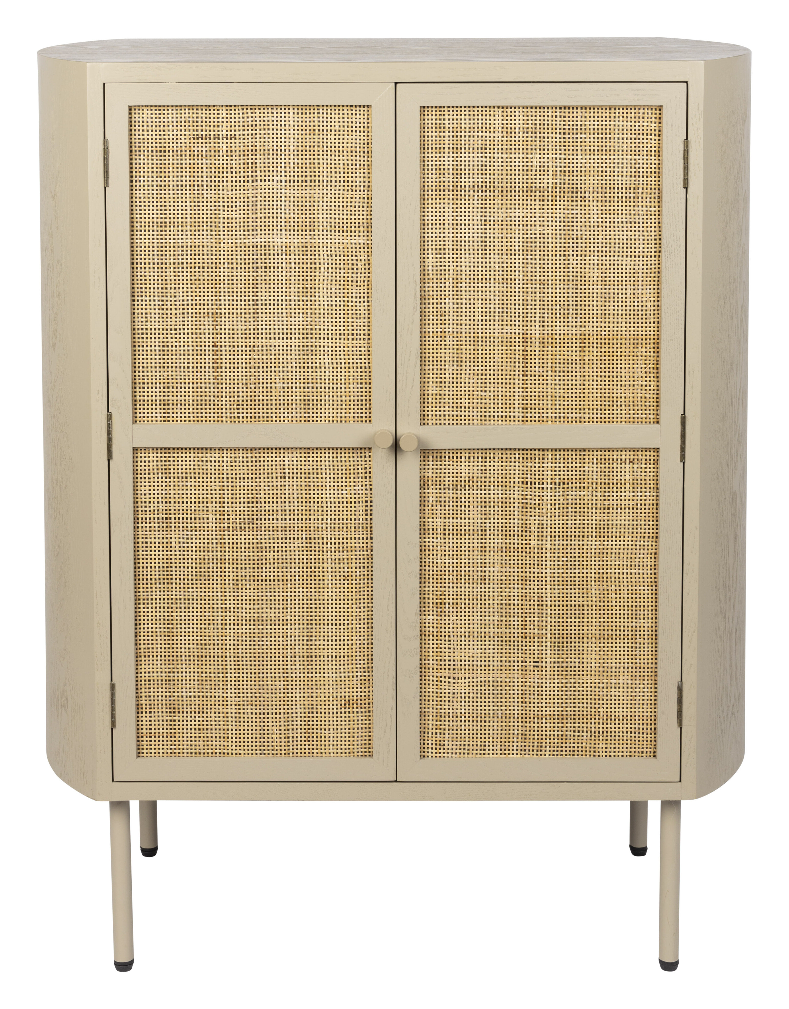 ZILT Opbergkast Meja Rattan, 100 x 80cm - Beige