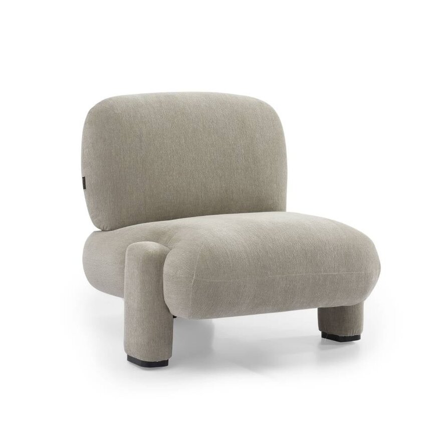 Loods XL Fauteuil Louise chenille taupe