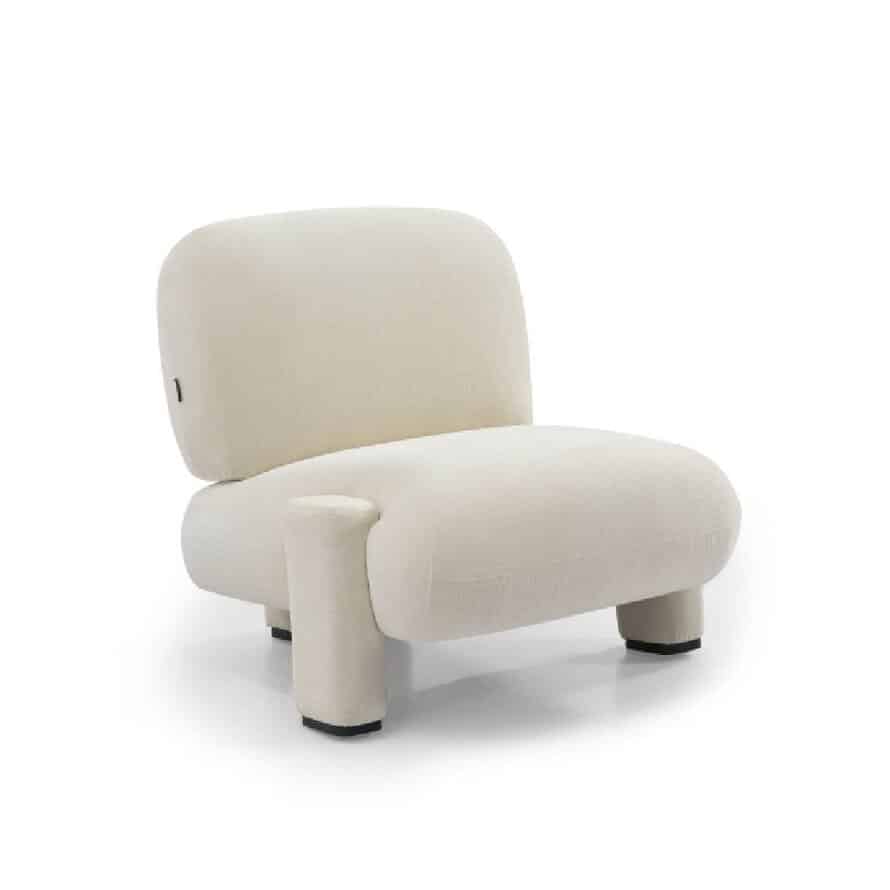 Loods XL Fauteuil Louise chenille off white