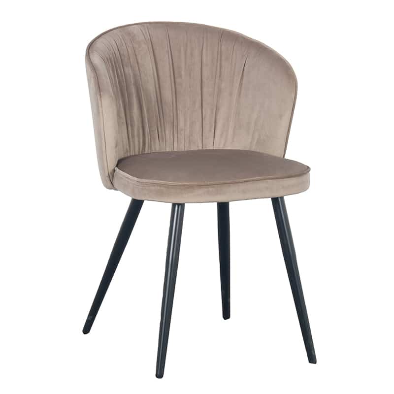 Loods XL River chair velvet - zand | OUTLET