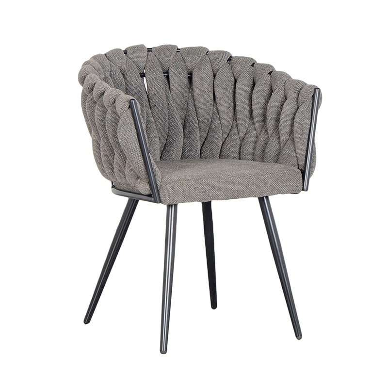 Loods XL Wave chair chenille taupe