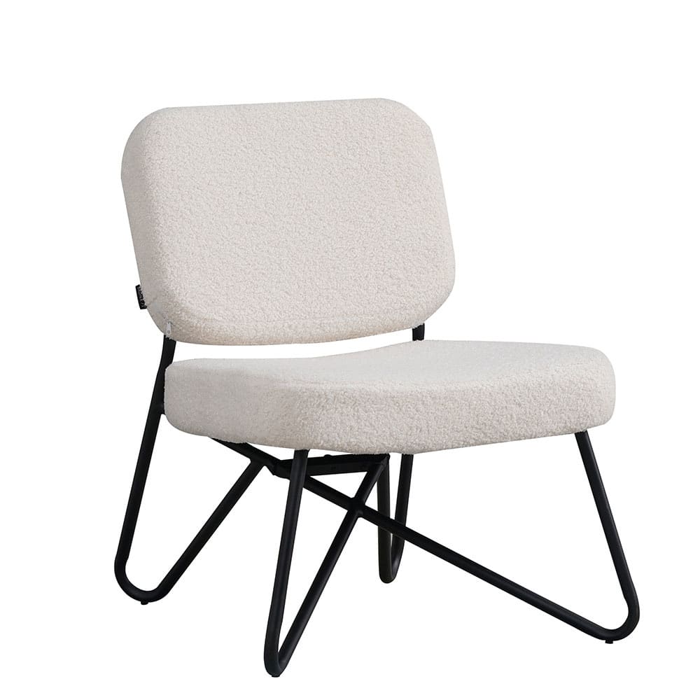 Loods XL Fauteuil Julia wit teddy