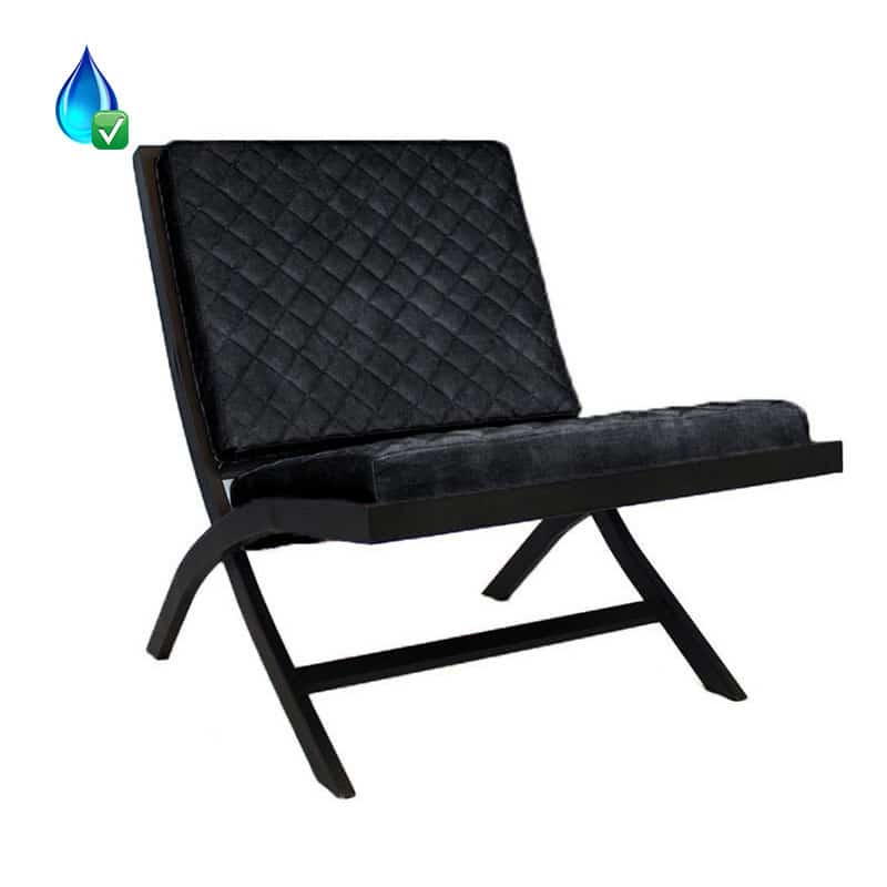 Loods XL Fauteuil Madrid antraciet velvet