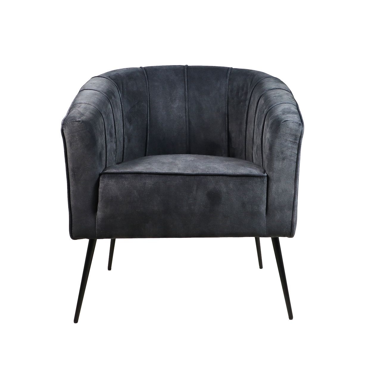 Loods XL Fauteuil Chester antraciet polyester