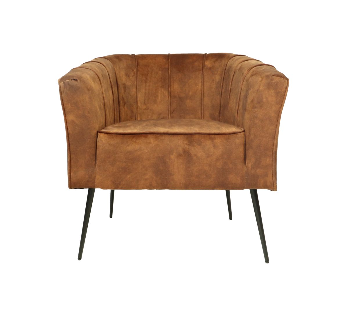 Loods XL Fauteuil Chester bruin polyester