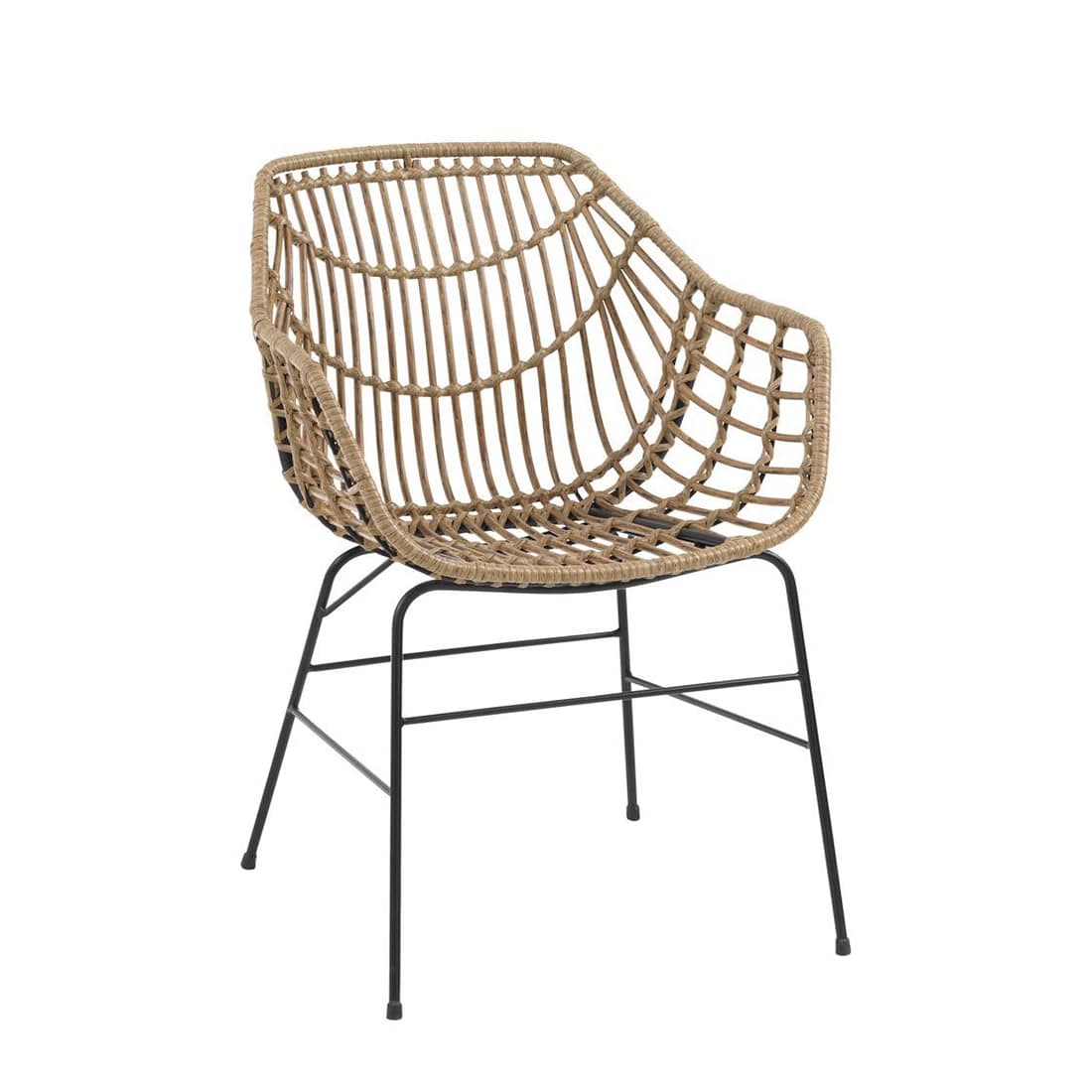 Loods XL Rotan tuinstoel naturel