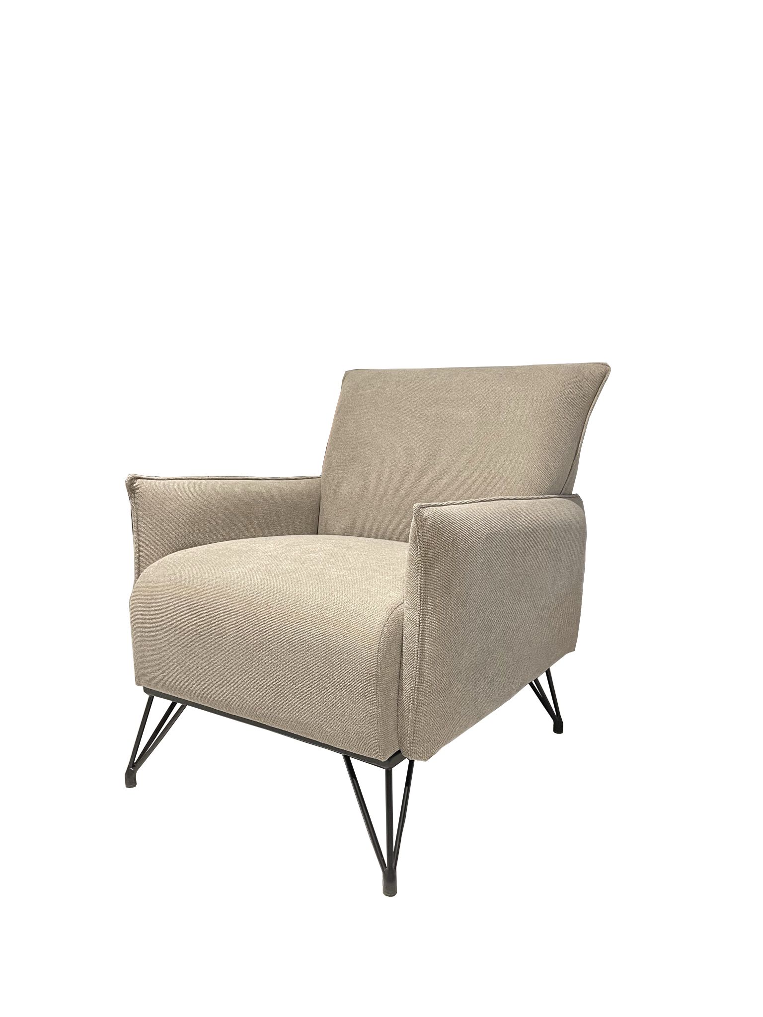 Loods XL Fauteuil Noah stof beige