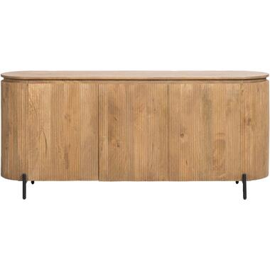 Leen Bakker Dressoir Vito - lichtbruin - 56x180x40 cm