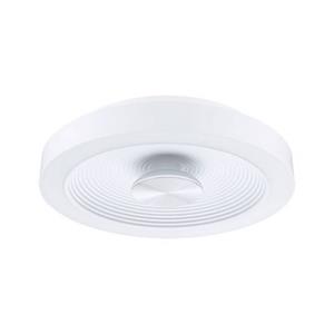 Paulmann LED-Deckenlampe Volea, wei&szlig;/silber &Oslash; 32 cm IP44 dim