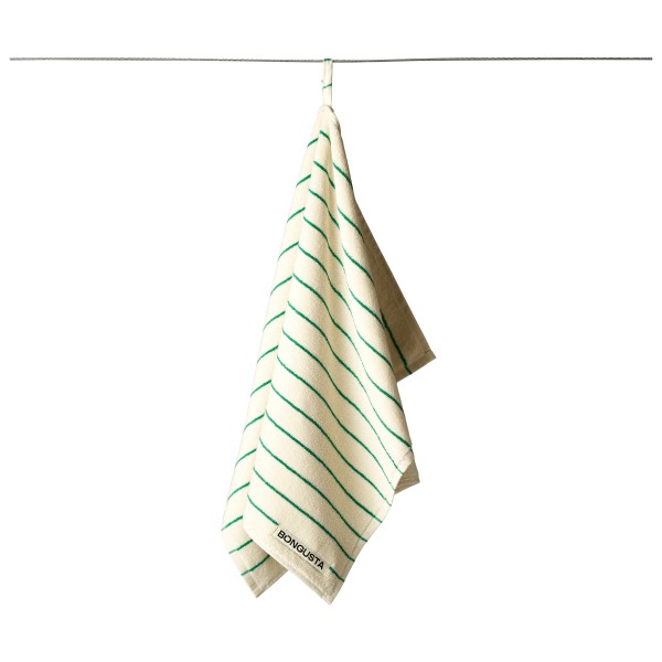 Bongusta  Naram Hand Towels - Handdoek, wit/ grass