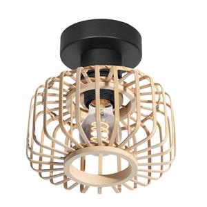 Steinhauer Deckenleuchte Bloeba, &Oslash; 20 cm, Holz, natur, E27