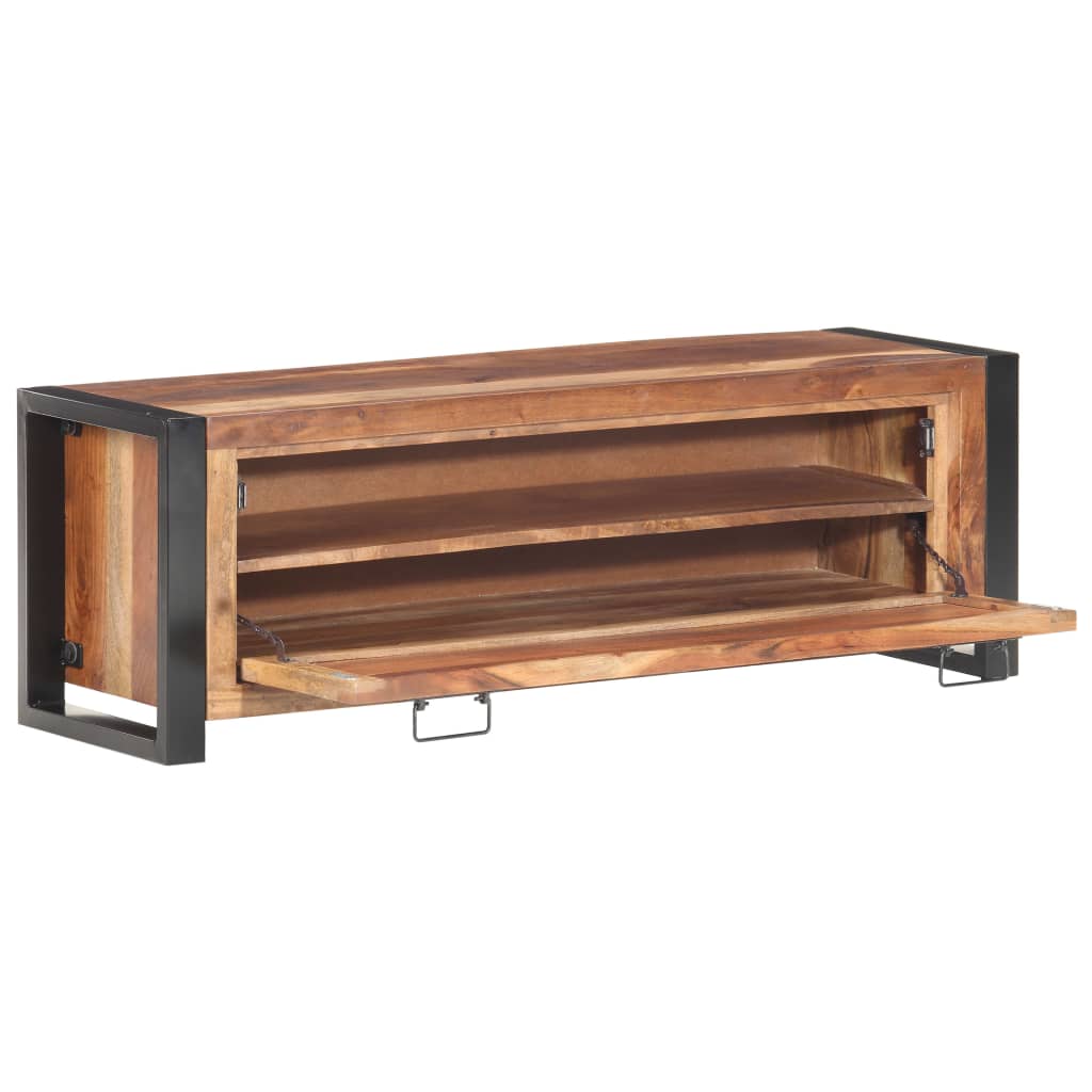 vidaXL Schoenenkast 120x35x40 cm massief hout