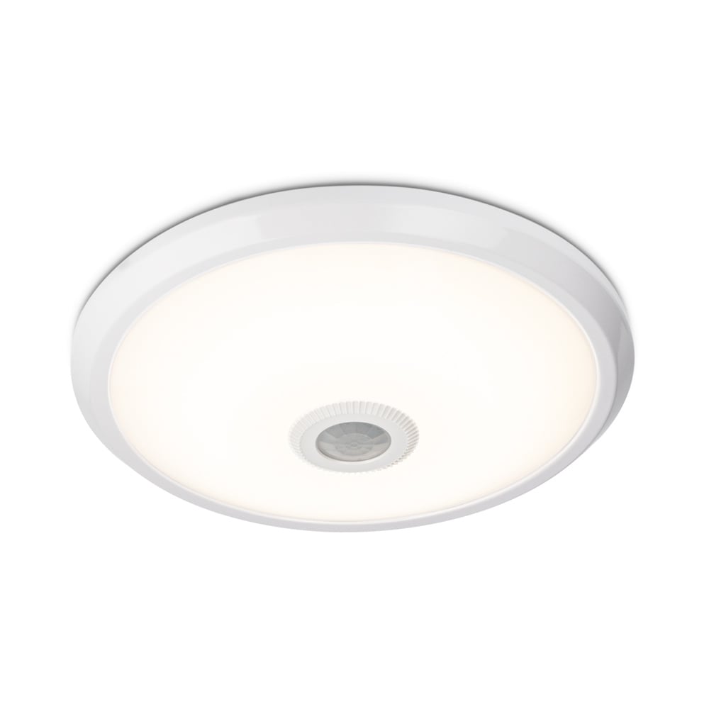 HOFTRONIC™ Plafondlamp - 12 Watt en 1160 Lumen - Incl. ingebouwde bewegingssensor - 4000K neutraal wit - IP20 voor binnen - Plafonniere Wit - LED binnenverlichting