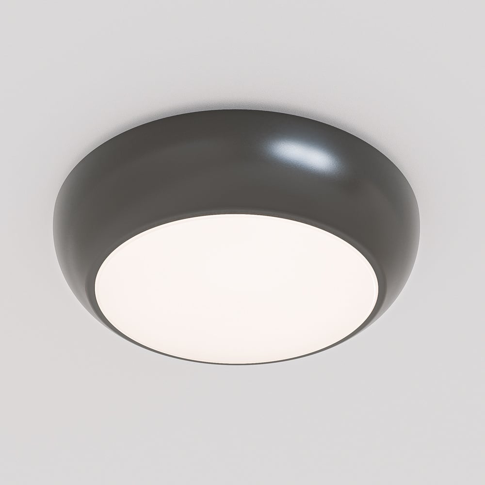 HOFTRONIC™ Pulsa - LED Bulkhead Rond - Incl. Zwarte Ring - CCT Lichtkleur instelbaar (3000K, 4000K, 6500K)- 6,6-11,5W 800-1400 Lumen - IP66 waterdicht - Ø25 cm - IK10