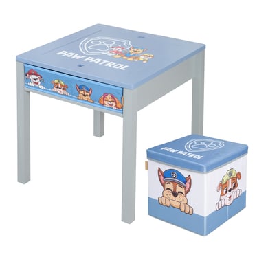 Roba Kinderzitgroep met omkeerbare plaat & zitkist Paw Patrol grijs blauw