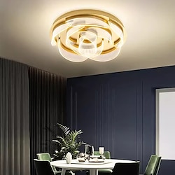 Light in the box moderne minimalistische woonkamer kroonluchters sfeer led plafondlamp inbouw nordic luxe restaurant hal gouden kroonluchter 110-240v