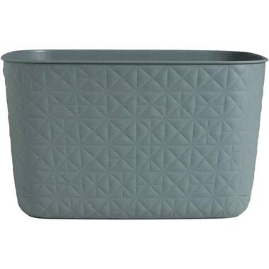 Leen Bakker Opbergbox Soft - groenblauw - 19L