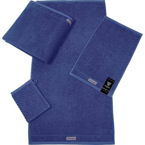 ROSS Gastendoek Smart Uni-rib met velourslabel (6-delig)