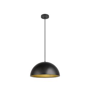 SLV Pendelleuchte Forchini M 40 in Schwarz-matt und Gold-matt 40W E27