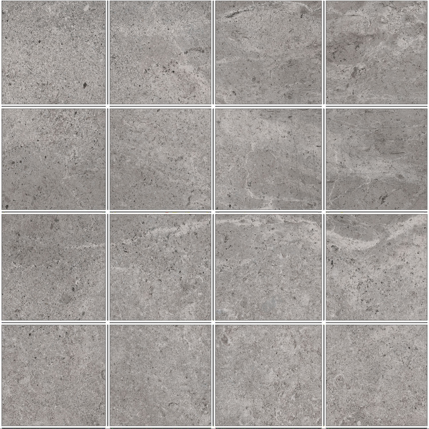 Pamesa Mozaiek  Erding Grey 30x30 cm Gerectificeerd Mat Grijs 