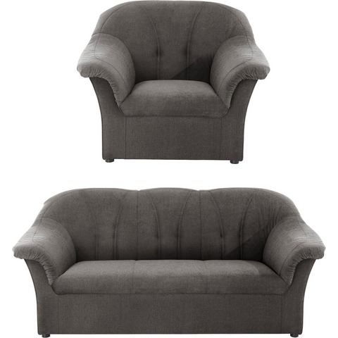 DOMO collection Zithoek Pegnitz Fauteuil en 3-zits (set)