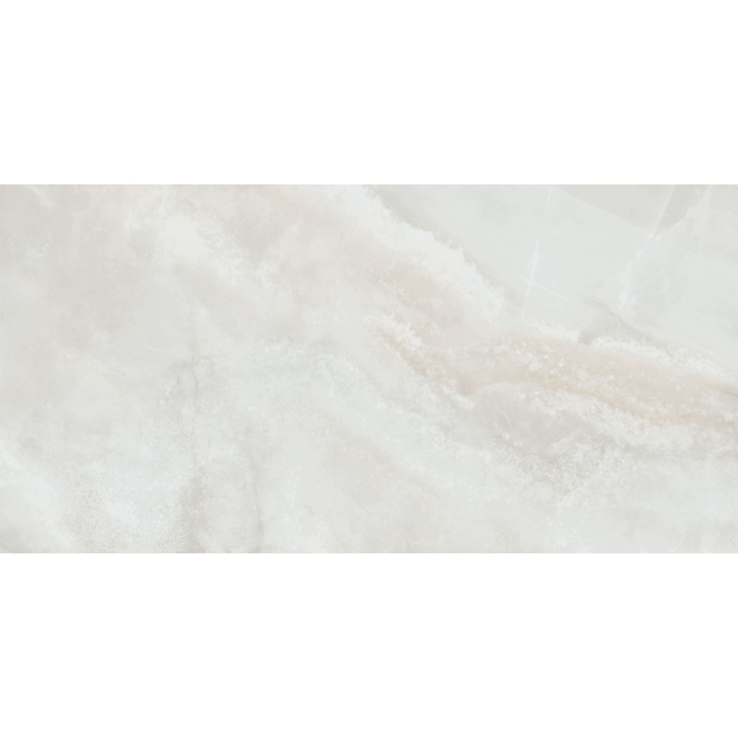 Pamesa Vloertegel  Sardonyx White 60x120 cm Gerectificeerd Mat Wit 