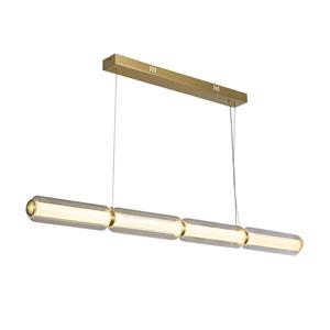 Searchlight LED-Hängeleuchte Mod, messingfarben, 3-step-dimmbar, Stahl